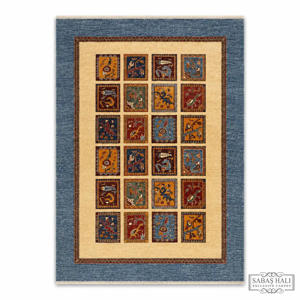 Sabaş Halı Exclusive Carpet – 13143 SÜPER AYNA 177 x 257 cm (Uşak - Yün Dokuma Halısı)
