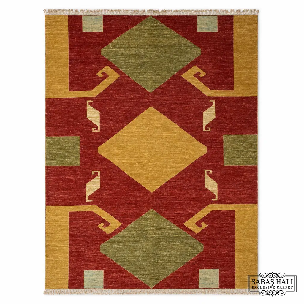 Sabaş Halı Exclusive Carpet – 13401 UŞAK MODERN 216 x 282 cm (Uşak - Yün Dokuma Halısı)