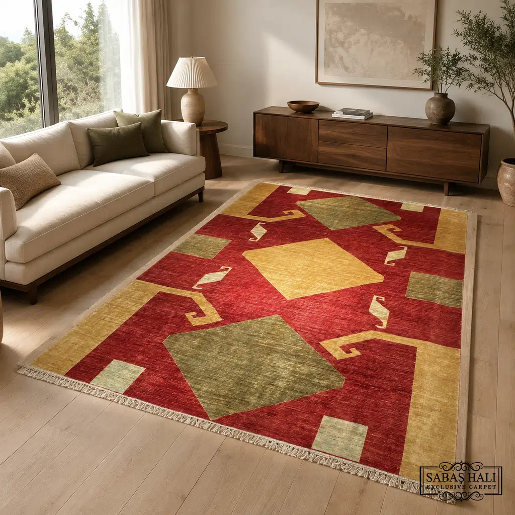 Sabaş Halı Exclusive Carpet – 13401 UŞAK MODERN 216 x 282 cm (Uşak - Yün Dokuma Halısı) Sabaş Halı Exclusive Carpet – 13401 UŞAK MODERN 216 x 282 cm (Uşak - Yün Dokuma Halısı)