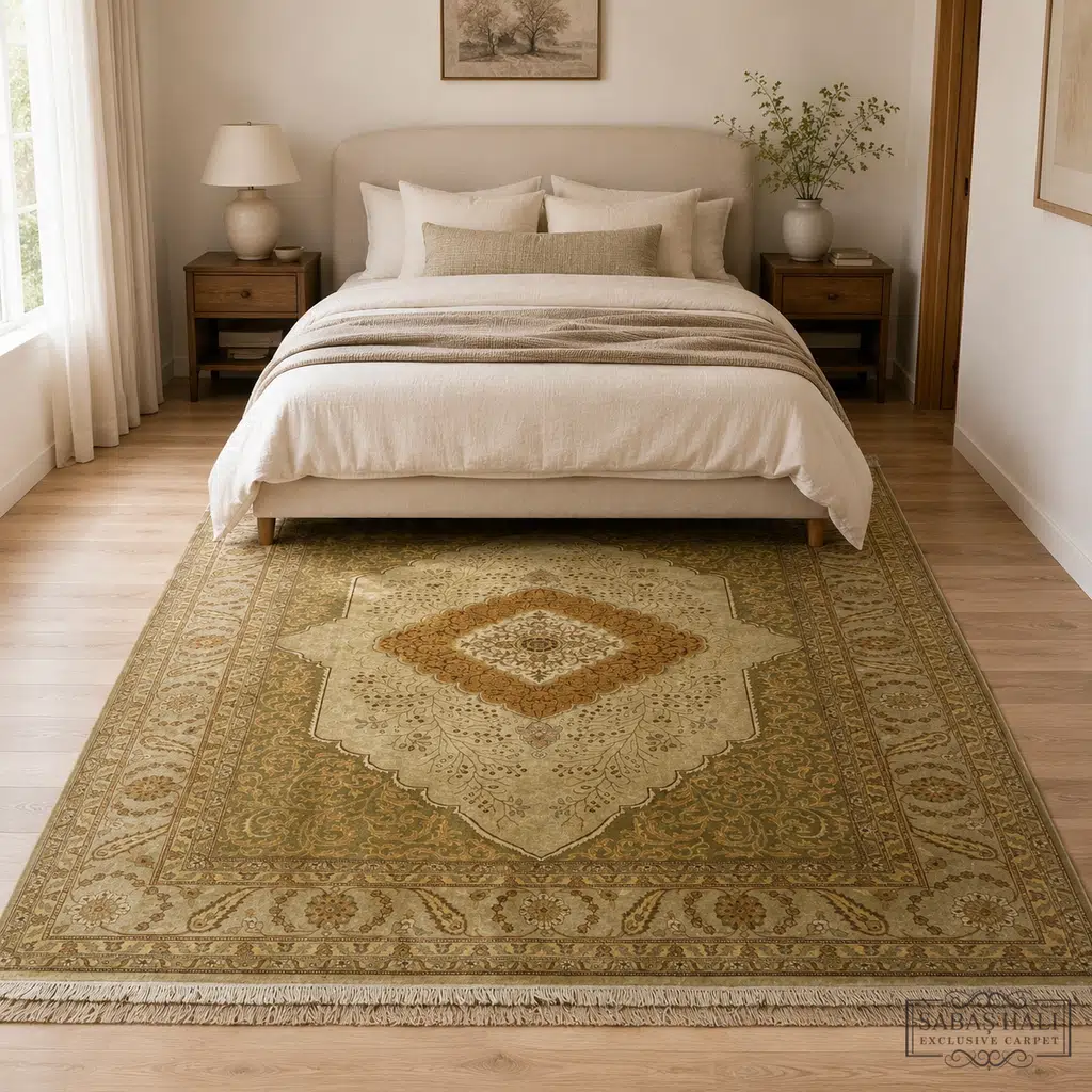 Sabaş Halı Exclusive Carpet – 22208 ŞİRAZE 595 BEJ 202 x 280 cm (Uşak - Yün İpek Dokuma Halısı) Sabaş Halı Exclusive Carpet – 22208 ŞİRAZE 595 BEJ 202 x 280 cm (Uşak - Yün İpek Dokuma Halısı)