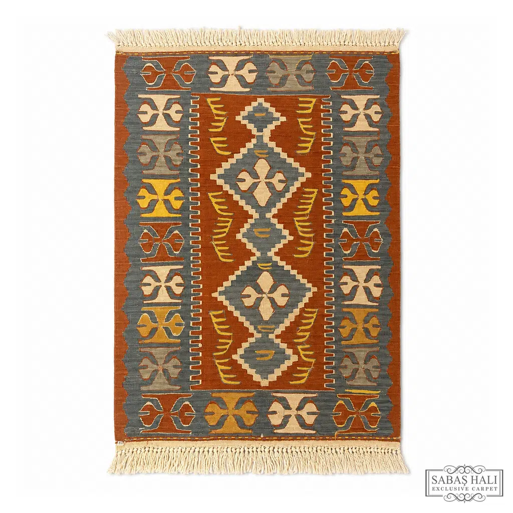 Sabaş Halı Exclusive Carpet – 28398 SÜPER İNCE KİLİM 60 x 90 cm (Diğer - Yün Dokuma Halısı)