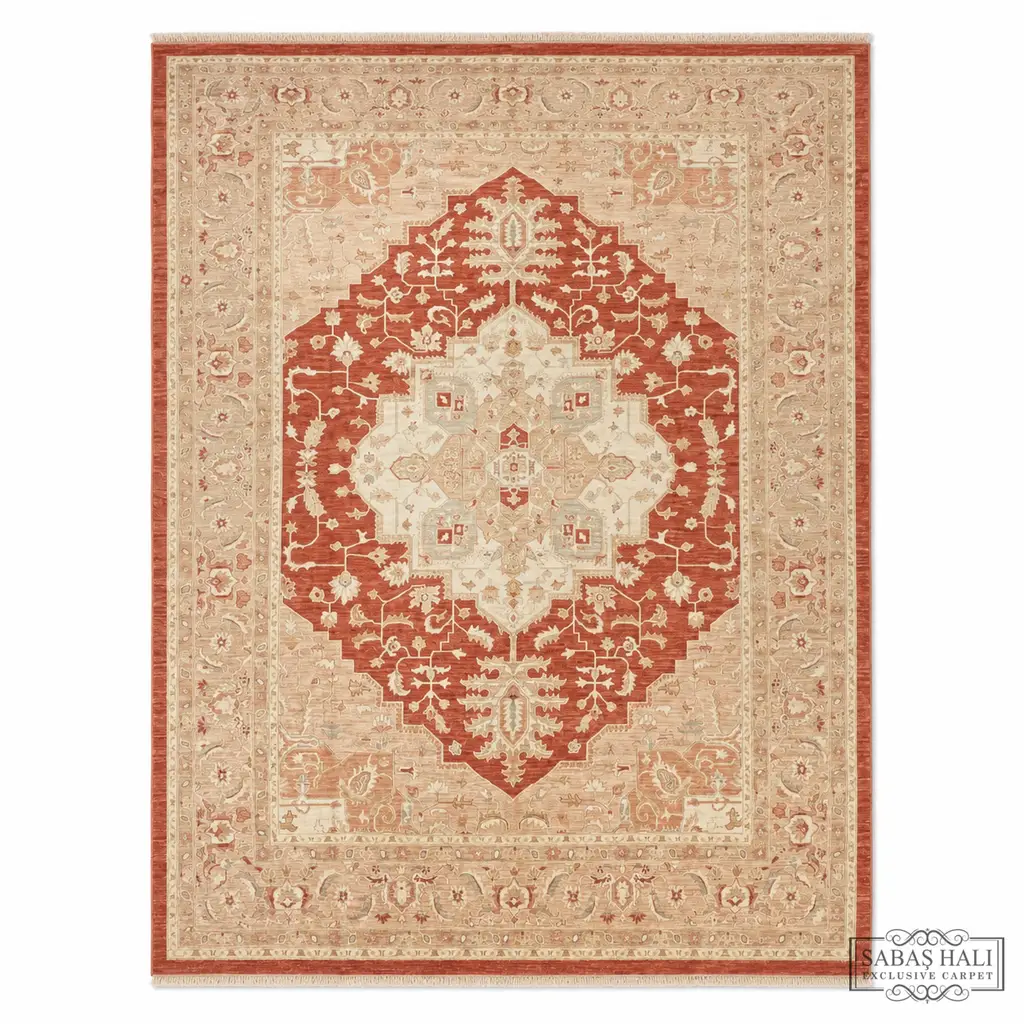 Sabaş Halı Exclusive Carpet – 3631 UŞAK 301 x 439 cm (Uşak - Yün Dokuma Halısı)