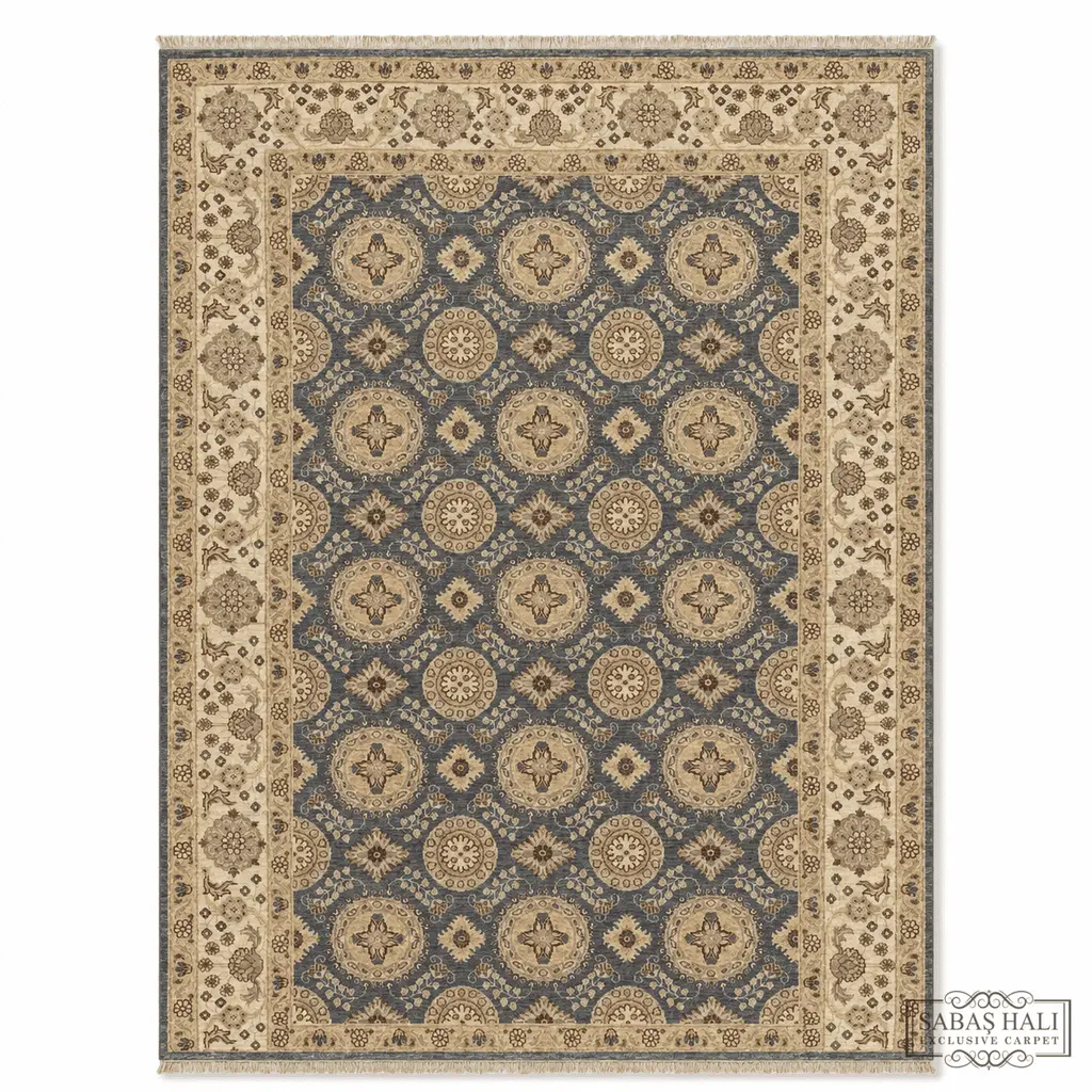 Sabaş Halı Exclusive Carpet – 5845 UŞAK 171 x 238 cm (Uşak - Yün Dokuma Halısı)