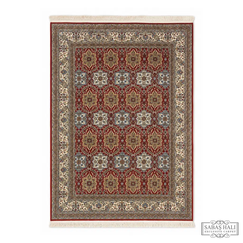 Sabaş Halı Exclusive Carpet – 64106 HEREKE YILDIZELİ 196 x 273 cm (Hereke - Yün Dokuma Halısı)