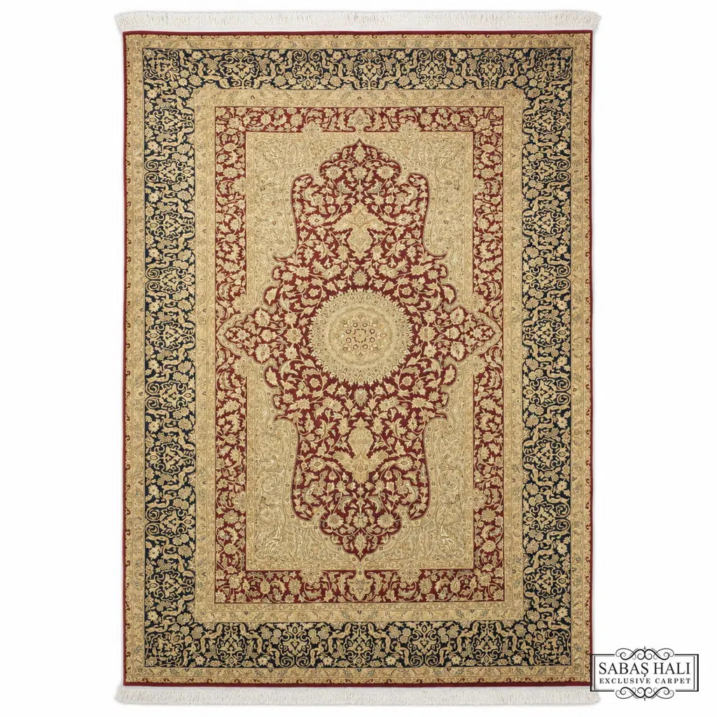 Sabaş Halı Exclusive Carpet – ANTİK İPEKLİ UŞAK 198 x 293 cm (Uşak - Yün İpek Dokuma Halısı)