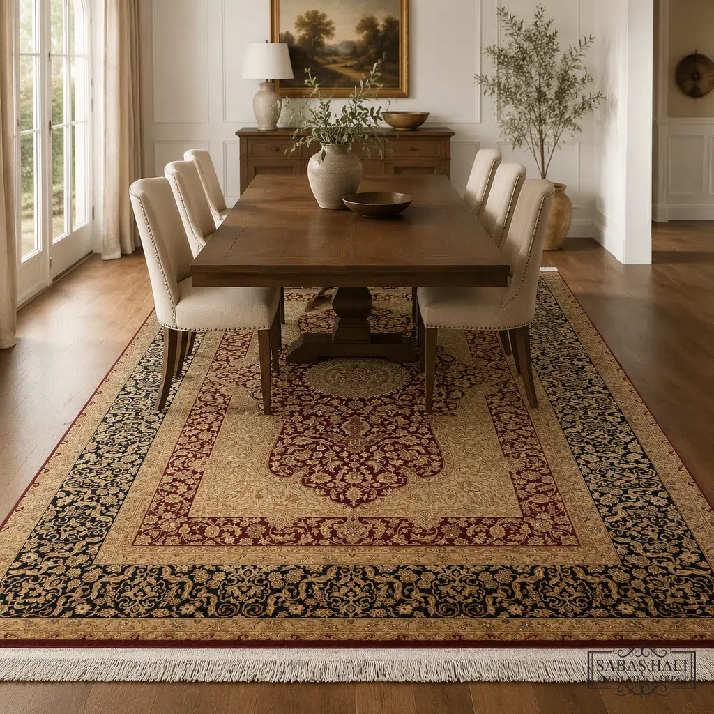 Sabaş Halı Exclusive Carpet – ANTİK İPEKLİ UŞAK 198 x 293 cm (Uşak - Yün İpek Dokuma Halısı) Sabaş Halı Exclusive Carpet – ANTİK İPEKLİ UŞAK 198 x 293 cm (Uşak - Yün İpek Dokuma Halısı)