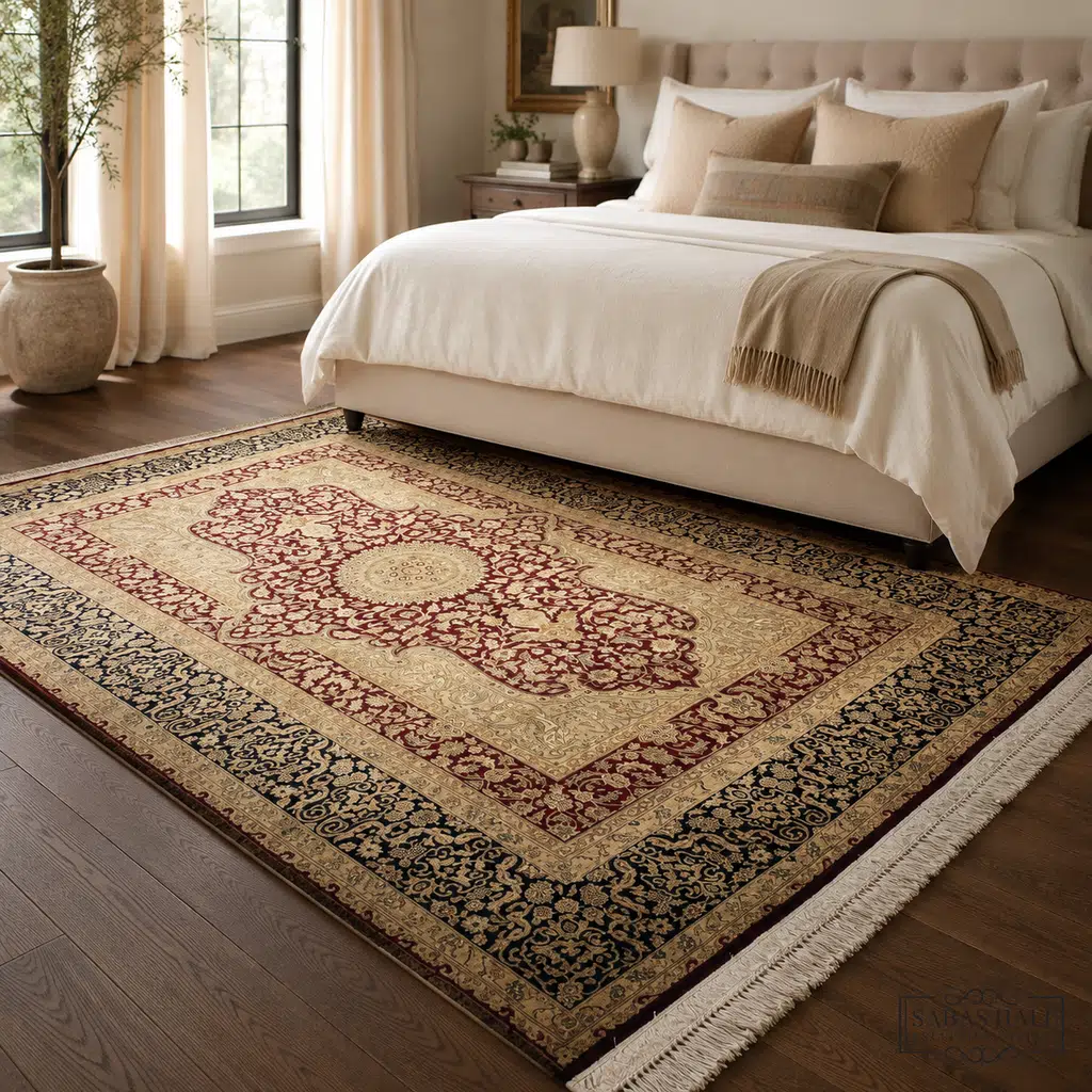 Sabaş Halı Exclusive Carpet – ANTİK İPEKLİ UŞAK 198 x 293 cm (Uşak - Yün İpek Dokuma Halısı) Sabaş Halı Exclusive Carpet – ANTİK İPEKLİ UŞAK 198 x 293 cm (Uşak - Yün İpek Dokuma Halısı)