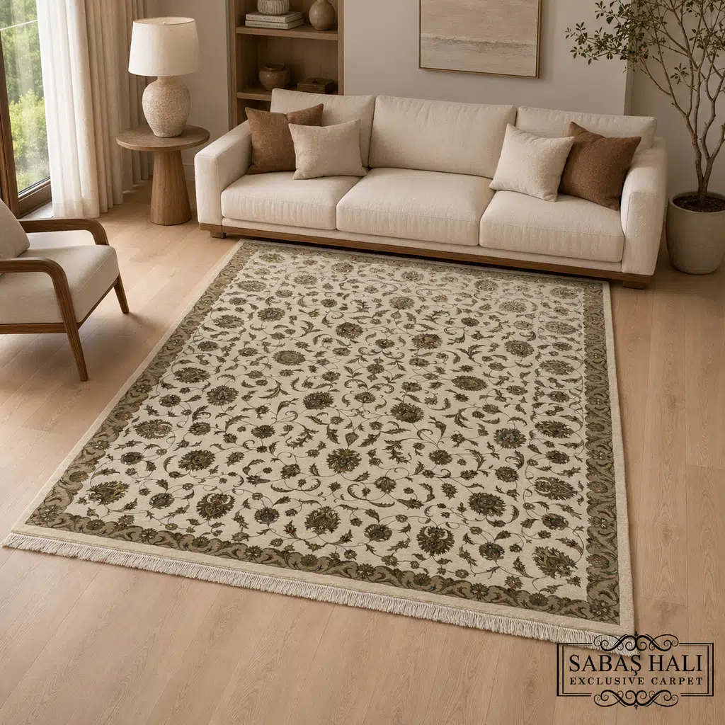 Sabaş Halı Exclusive Carpet – ANTİK İPEKLİ UŞAK 245 x 302 cm (Uşak - Yün İpek Dokuma Halısı) Sabaş Halı Exclusive Carpet – ANTİK İPEKLİ UŞAK 245 x 302 cm (Uşak - Yün İpek Dokuma Halısı)