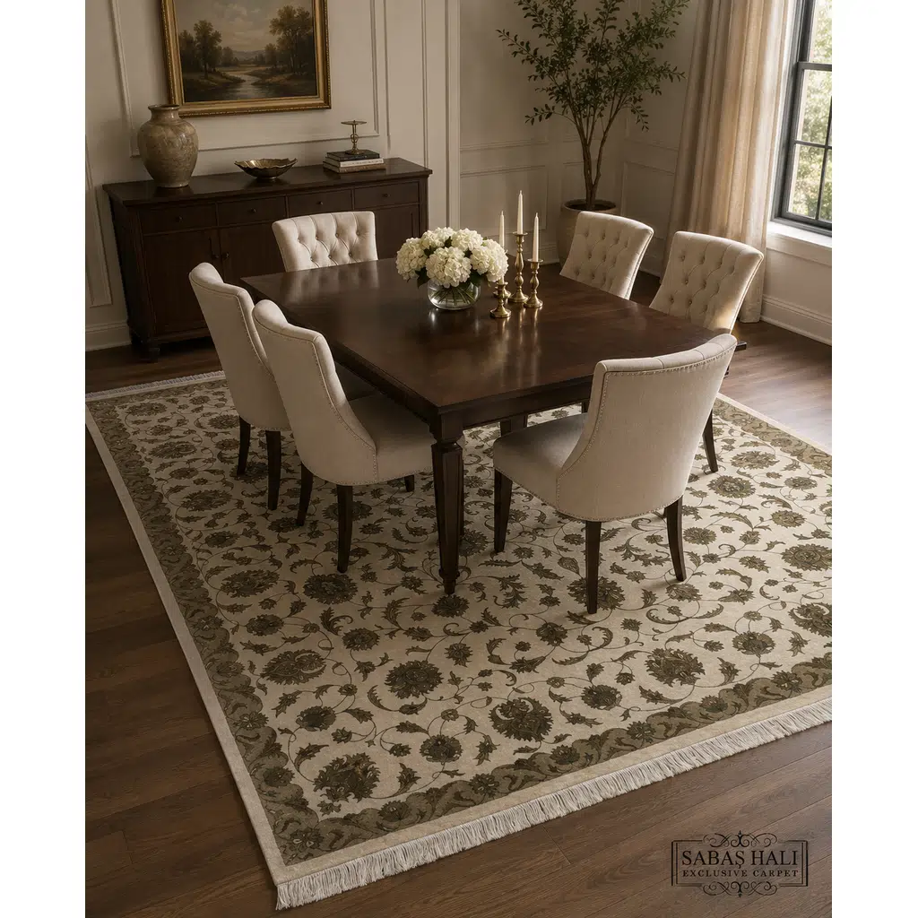 Sabaş Halı Exclusive Carpet – ANTİK İPEKLİ UŞAK 245 x 302 cm (Uşak - Yün İpek Dokuma Halısı) Sabaş Halı Exclusive Carpet – ANTİK İPEKLİ UŞAK 245 x 302 cm (Uşak - Yün İpek Dokuma Halısı)