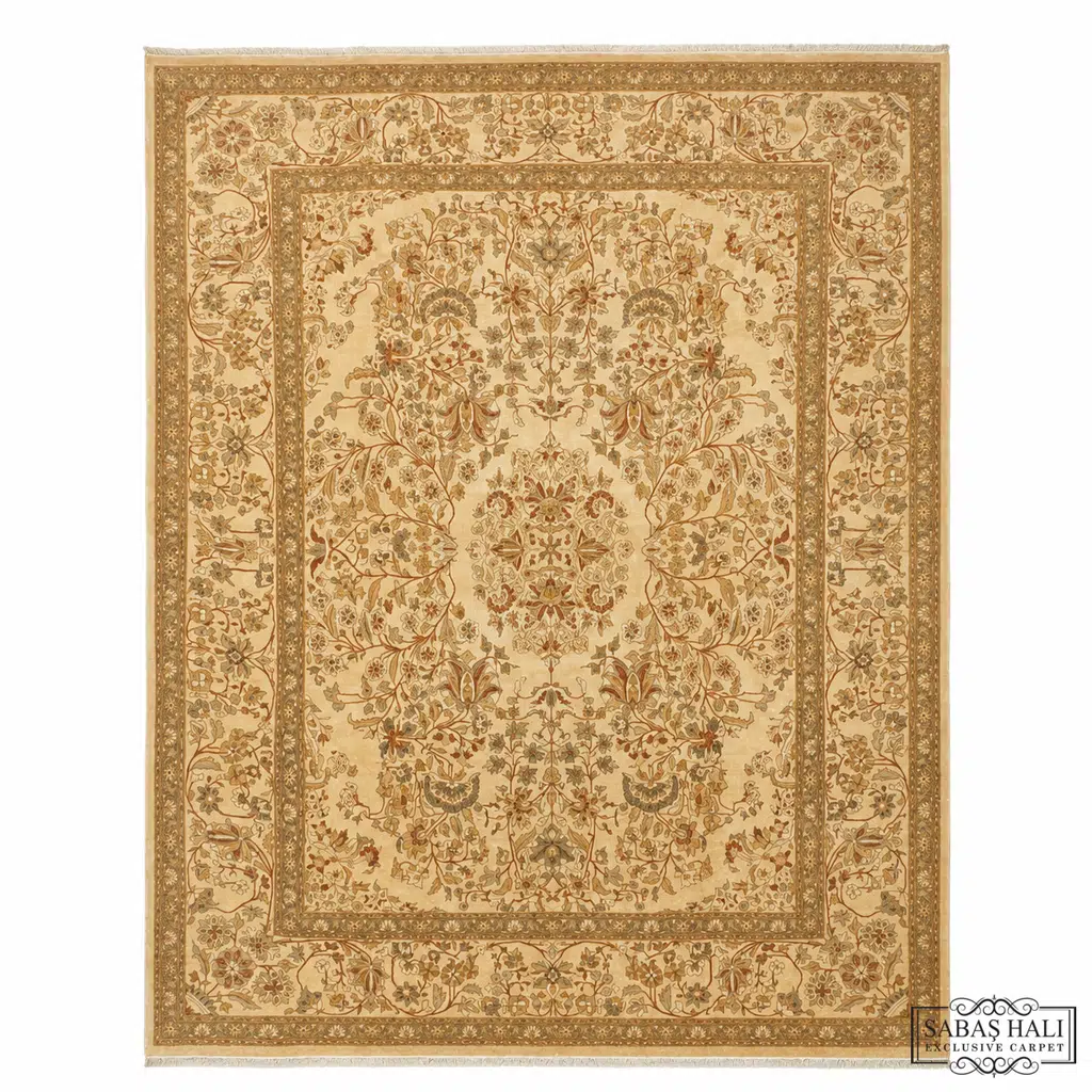 Sabaş Halı Exclusive Carpet – ANTİK SARUJ 245 x 306 cm MODEL ANTİK SARUJ BEJ/BEJ (İran - Yün Dokuma Halısı)
