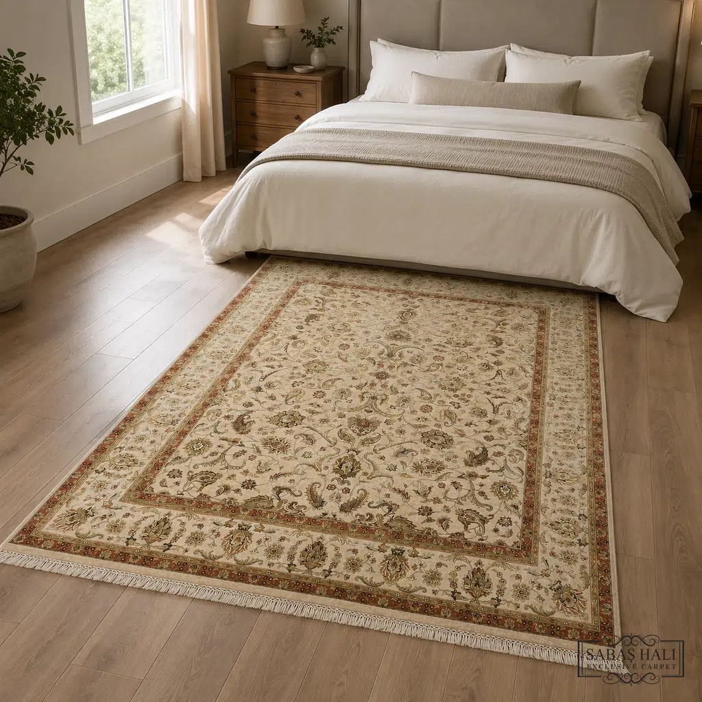 Sabaş Halı Exclusive Carpet – ANTİK UŞAK İPEKLİ HALI 246 x 305 cm (Uşak - Yün İpek Dokuma Halısı) Sabaş Halı Exclusive Carpet – ANTİK UŞAK İPEKLİ HALI 246 x 305 cm (Uşak - Yün İpek Dokuma Halısı)