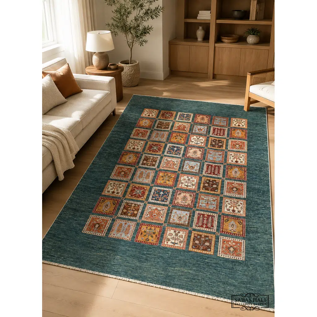Sabaş Halı Exclusive Carpet – BAHTİYARİ 214 x 292 cm (Uşak - Yün Dokuma Halısı) Sabaş Halı Exclusive Carpet – BAHTİYARİ 214 x 292 cm (Uşak - Yün Dokuma Halısı)