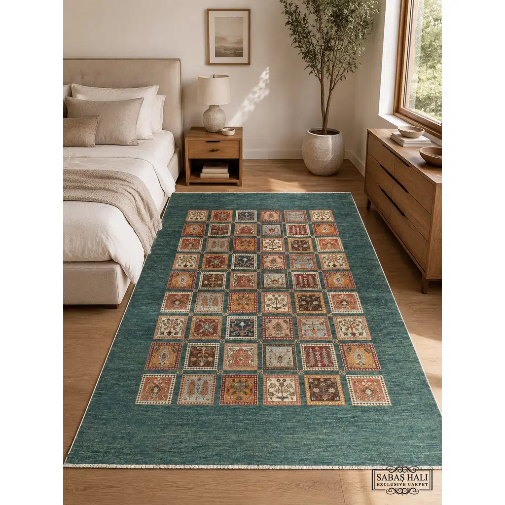 Sabaş Halı Exclusive Carpet – BAHTİYARİ 214 x 292 cm (Uşak - Yün Dokuma Halısı) Sabaş Halı Exclusive Carpet – BAHTİYARİ 214 x 292 cm (Uşak - Yün Dokuma Halısı)
