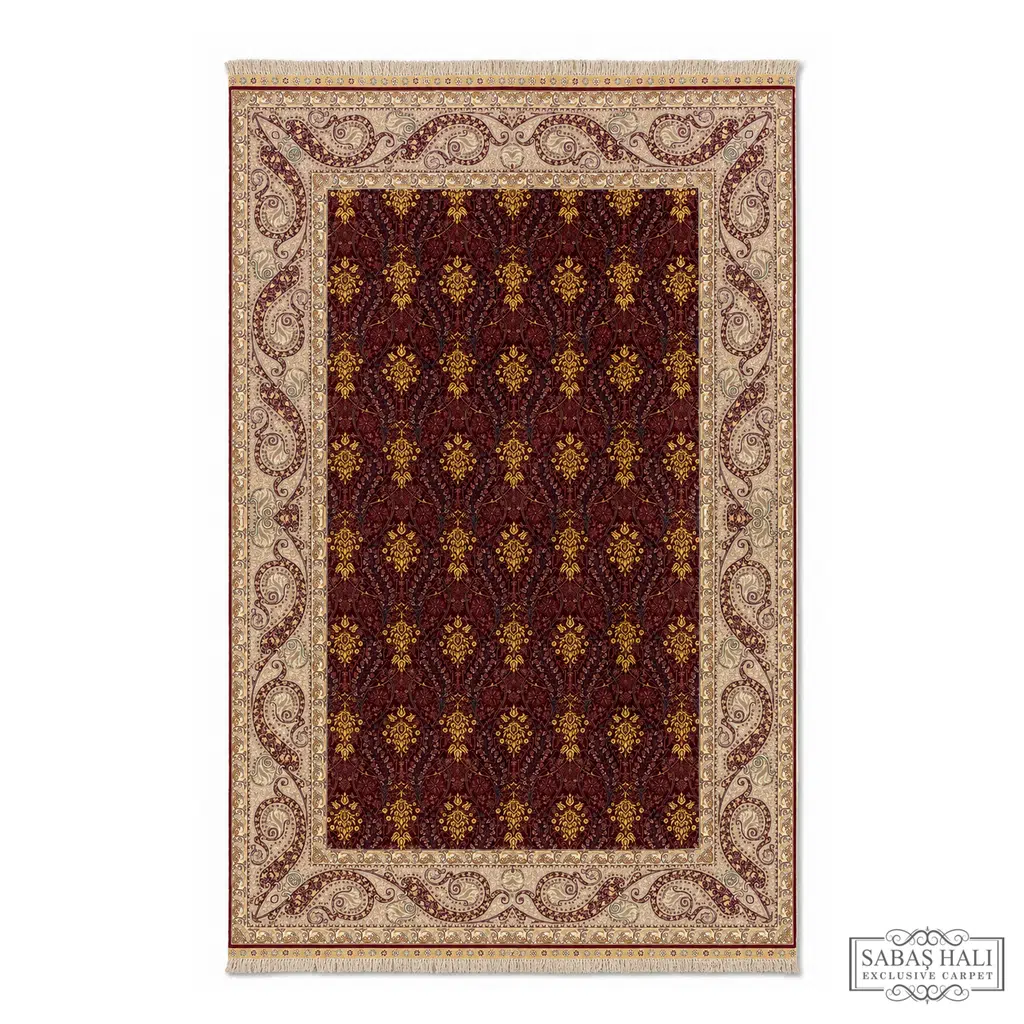 Sabaş Halı Exclusive Carpet – BİNBİR 8178 CEZAEVİ 185 x 280 cm (İpek - %100 İpek Dokuma Halısı)