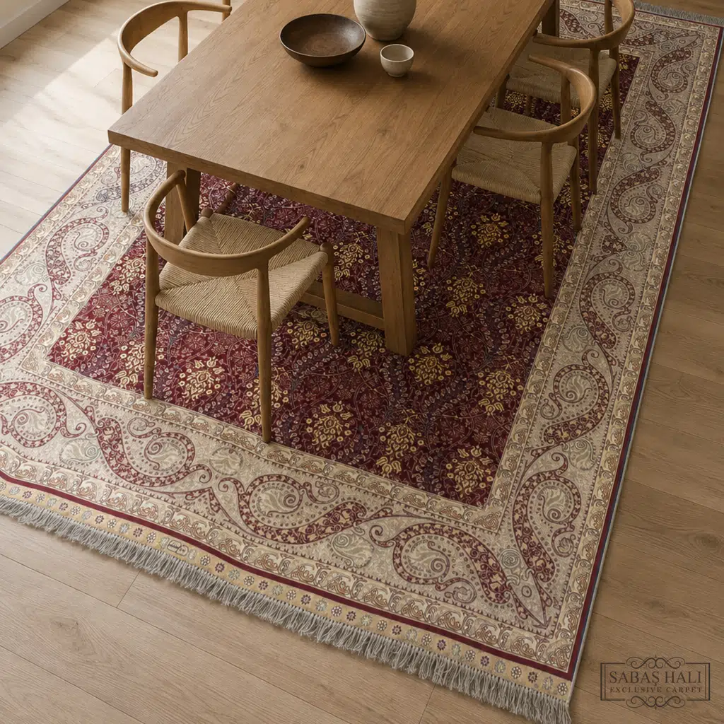 Sabaş Halı Exclusive Carpet – BİNBİR 8178 CEZAEVİ 185 x 280 cm (İpek - %100 İpek Dokuma Halısı) Sabaş Halı Exclusive Carpet – BİNBİR 8178 CEZAEVİ 185 x 280 cm (İpek - %100 İpek Dokuma Halısı)