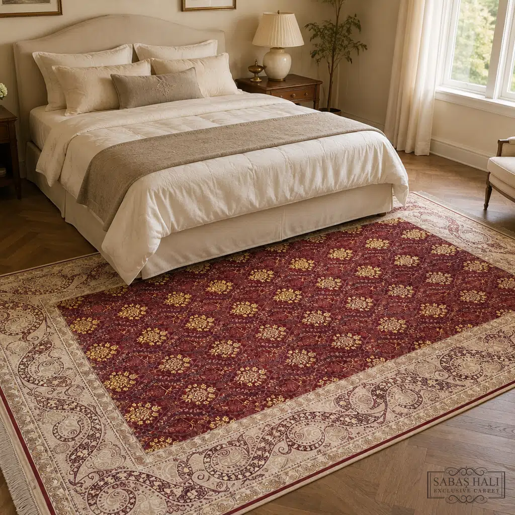 Sabaş Halı Exclusive Carpet – BİNBİR 8178 CEZAEVİ 185 x 280 cm (İpek - %100 İpek Dokuma Halısı) Sabaş Halı Exclusive Carpet – BİNBİR 8178 CEZAEVİ 185 x 280 cm (İpek - %100 İpek Dokuma Halısı)