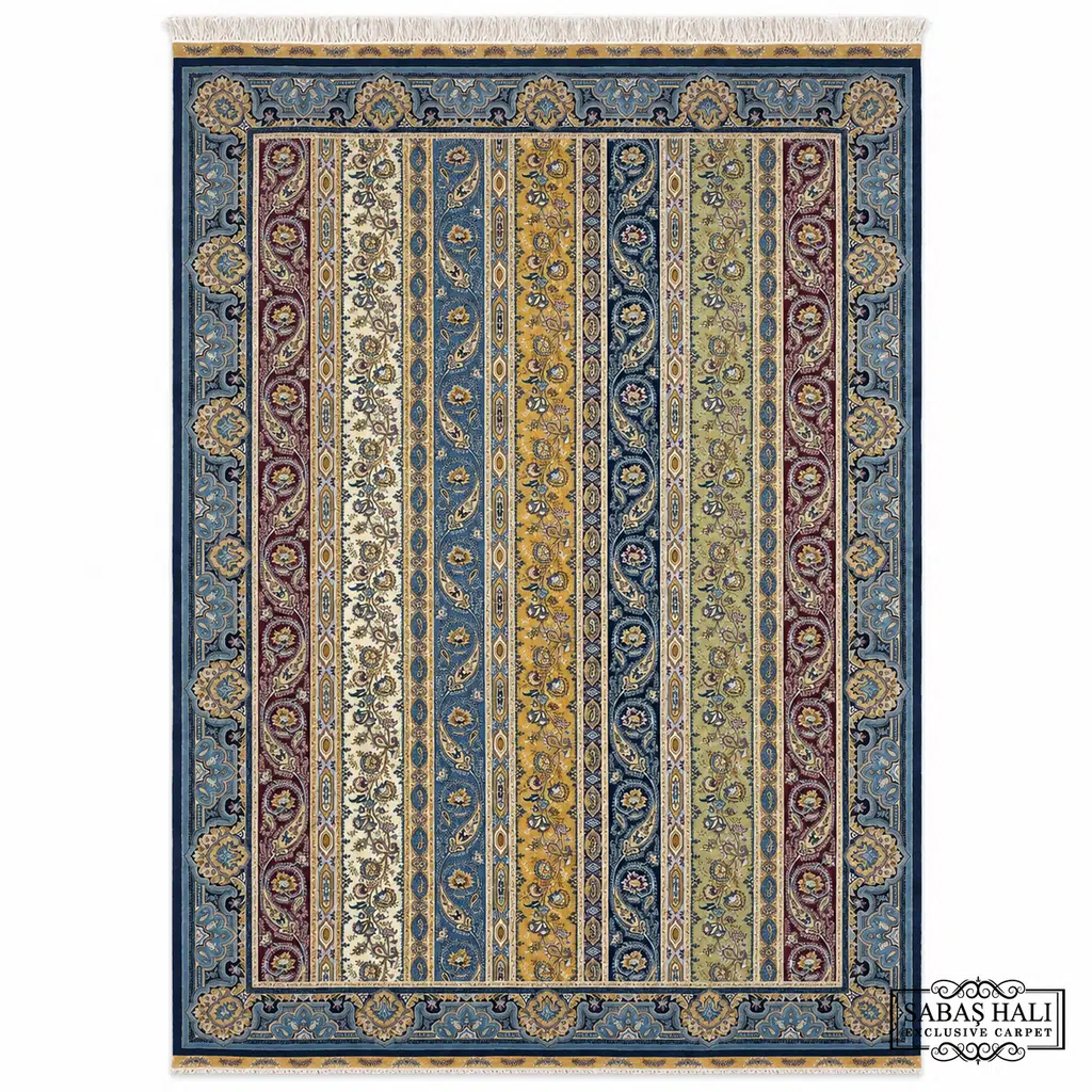 Sabaş Halı Exclusive Carpet – BİNBİR 8244 CEZAEVİ 183 x 255 cm (İpek - %100 İpek Dokuma Halısı)