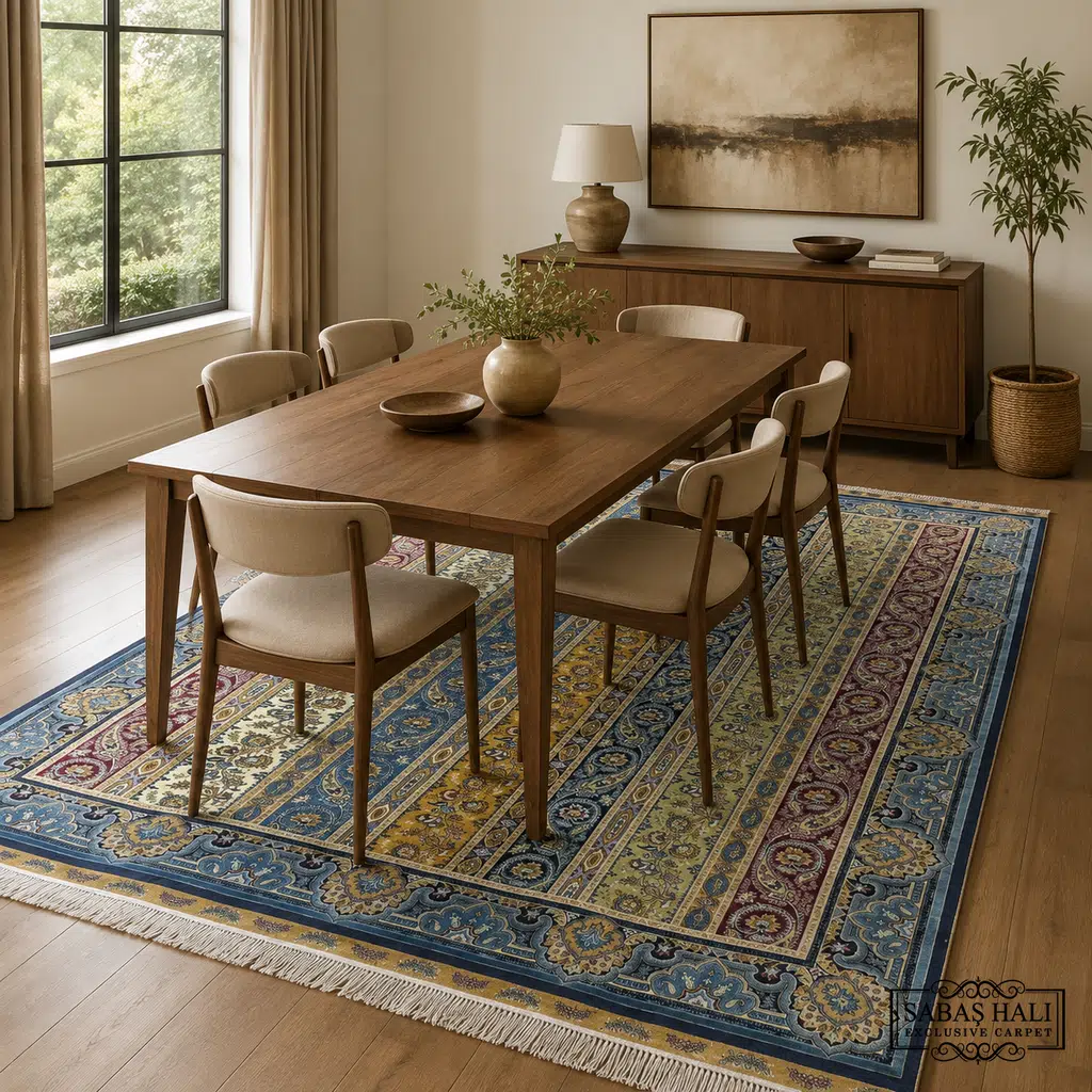 Sabaş Halı Exclusive Carpet – BİNBİR 8244 CEZAEVİ 183 x 255 cm (İpek - %100 İpek Dokuma Halısı) Sabaş Halı Exclusive Carpet – BİNBİR 8244 CEZAEVİ 183 x 255 cm (İpek - %100 İpek Dokuma Halısı)