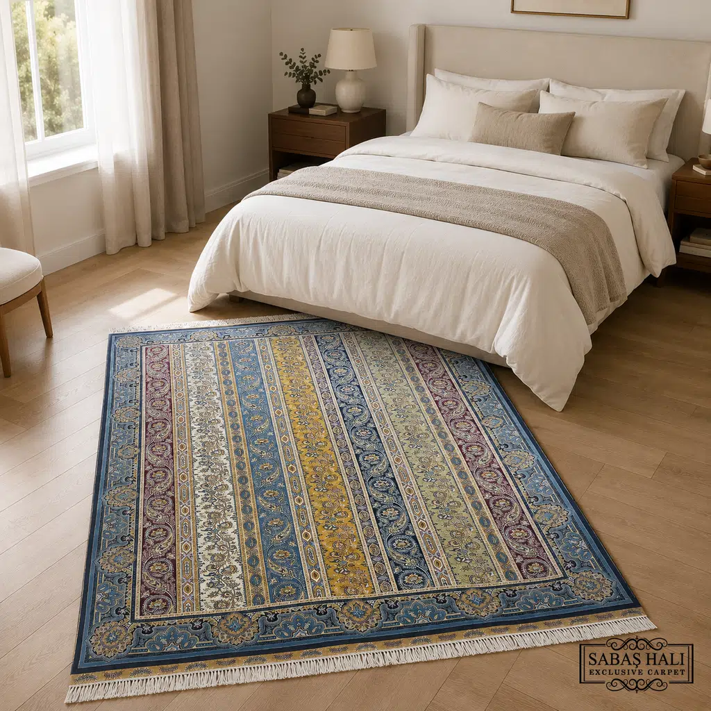 Sabaş Halı Exclusive Carpet – BİNBİR 8244 CEZAEVİ 183 x 255 cm (İpek - %100 İpek Dokuma Halısı) Sabaş Halı Exclusive Carpet – BİNBİR 8244 CEZAEVİ 183 x 255 cm (İpek - %100 İpek Dokuma Halısı)