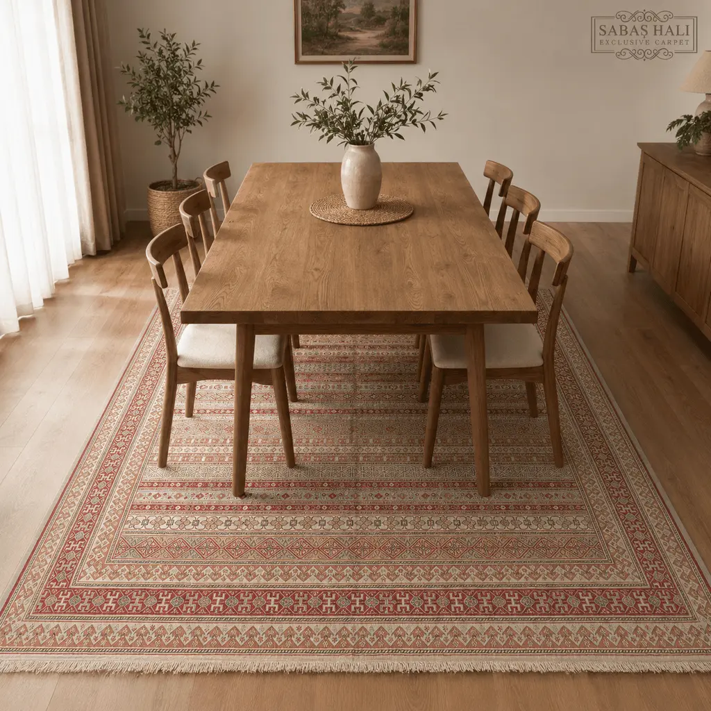 Sabaş Halı Exclusive Carpet – İPEKLİ ŞAHSEVEN 204 x 304 cm (Kilim - Yün İpek Dokuma Halısı) Sabaş Halı Exclusive Carpet – İPEKLİ ŞAHSEVEN 204 x 304 cm (Kilim - Yün İpek Dokuma Halısı)