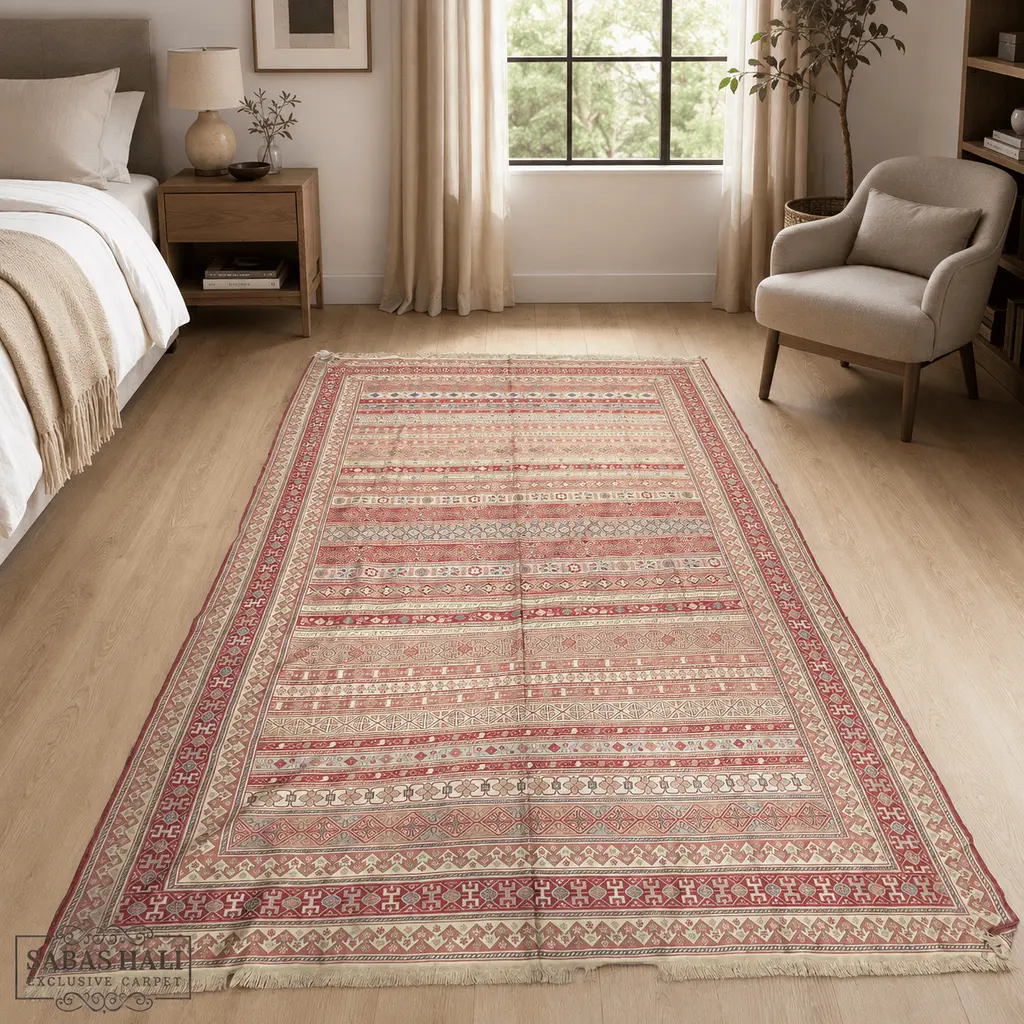 Sabaş Halı Exclusive Carpet – İPEKLİ ŞAHSEVEN 204 x 304 cm (Kilim - Yün İpek Dokuma Halısı) Sabaş Halı Exclusive Carpet – İPEKLİ ŞAHSEVEN 204 x 304 cm (Kilim - Yün İpek Dokuma Halısı)