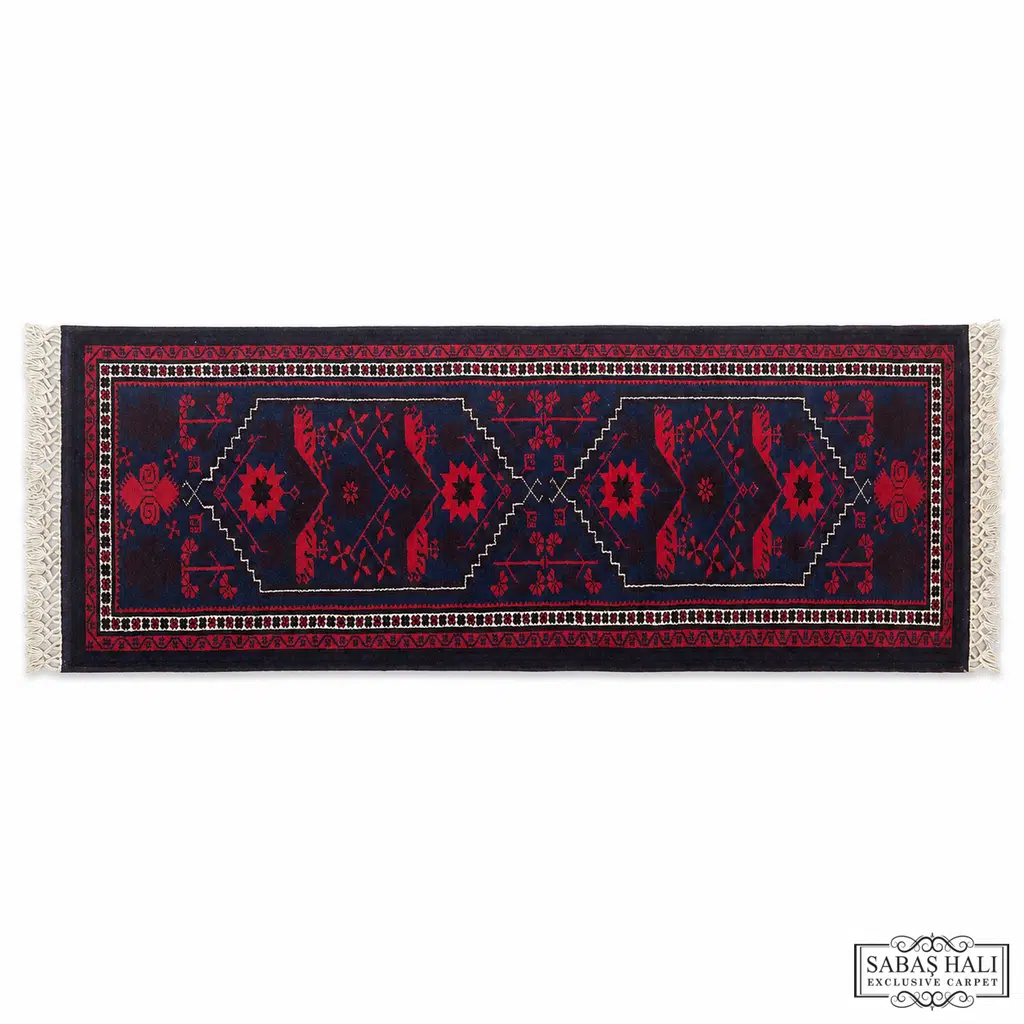 Sabaş Halı Exclusive Carpet – KİLİM 90390 YAĞCIBEDİR HALI 83 x 222 cm (Yağcı Bedir - Yün Dokuma Halısı)