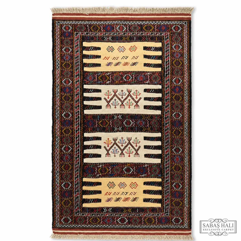 Sabaş Halı Exclusive Carpet – KOÇAN 100 x 171 cm (Kilim - Yün Dokuma Halısı)