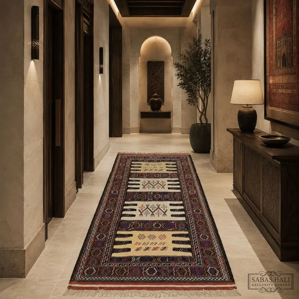 Sabaş Halı Exclusive Carpet – KOÇAN 100 x 171 cm (Kilim - Yün Dokuma Halısı) Sabaş Halı Exclusive Carpet – KOÇAN 100 x 171 cm (Kilim - Yün Dokuma Halısı)