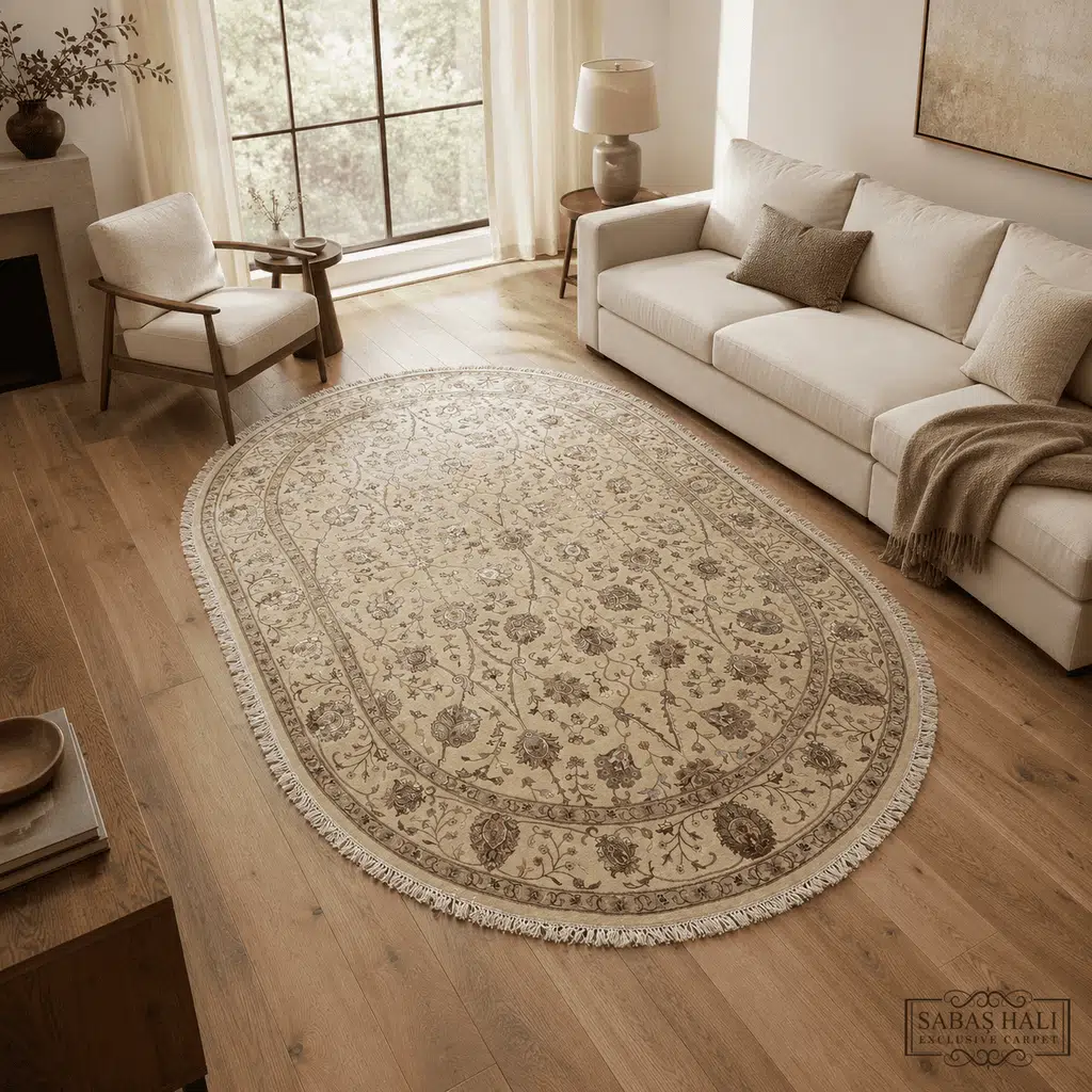 Sabaş Halı Exclusive Carpet – KUMKAPI HALI 207 x 295 cm (Uşak - Yün İpek Dokuma Halısı) Sabaş Halı Exclusive Carpet – KUMKAPI HALI 207 x 295 cm (Uşak - Yün İpek Dokuma Halısı)