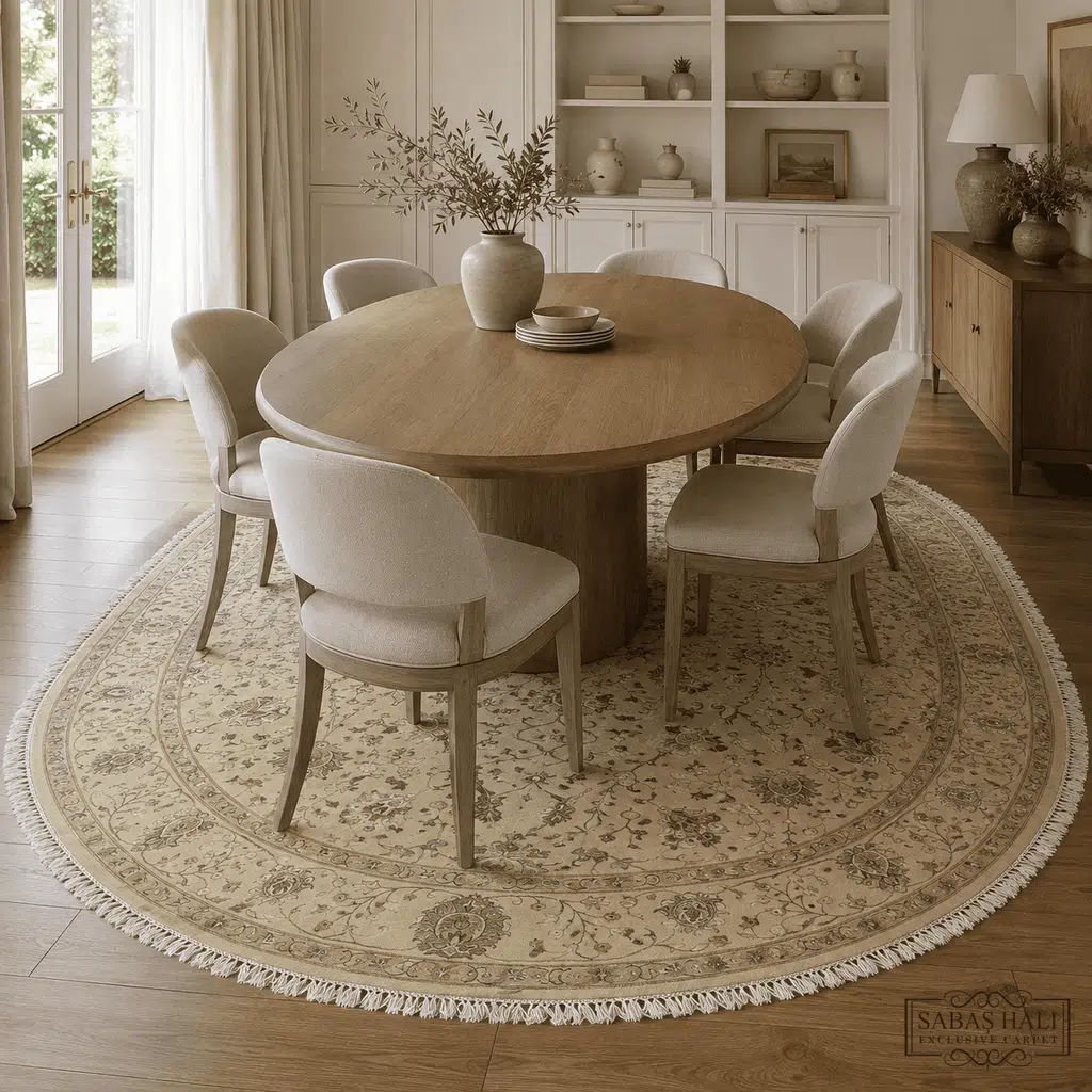 Sabaş Halı Exclusive Carpet – KUMKAPI HALI 207 x 295 cm (Uşak - Yün İpek Dokuma Halısı) Sabaş Halı Exclusive Carpet – KUMKAPI HALI 207 x 295 cm (Uşak - Yün İpek Dokuma Halısı)