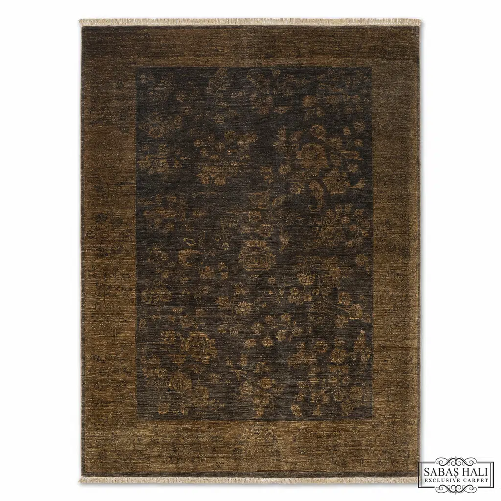 Sabaş Halı Exclusive Carpet – OCEAN OVERDY 169 x 234 cm MODEL OCEAN OVERDY KAHVE (Uşak - Yün Dokuma Halısı)