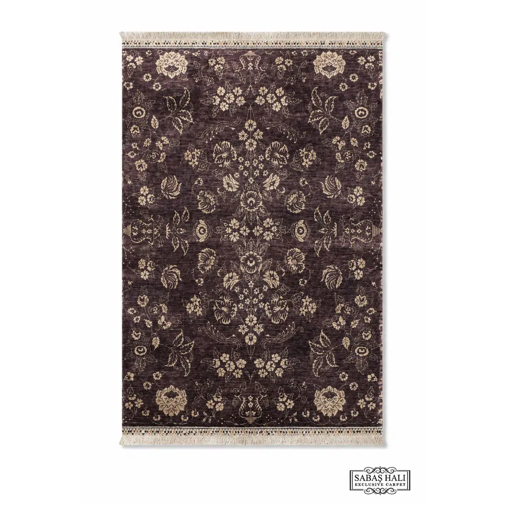 Sabaş Halı Exclusive Carpet – OCEAN OVERDYE 166 x 243 cm MODEL OVERDYE MOR (Uşak - Yün Dokuma Halısı)
