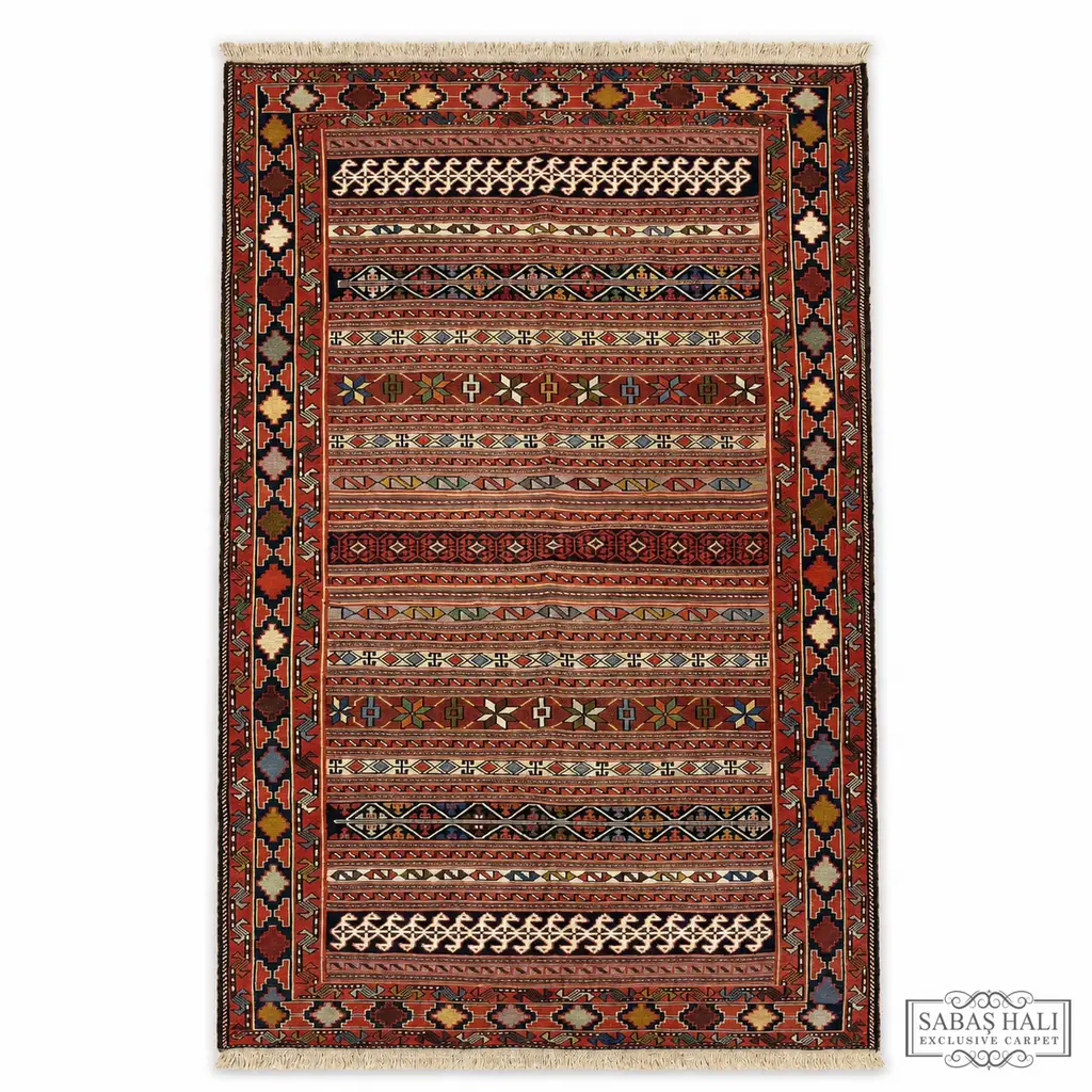 Sabaş Halı Exclusive Carpet – REH REH 116 x 191 cm (Kilim - Yün Dokuma Halısı)