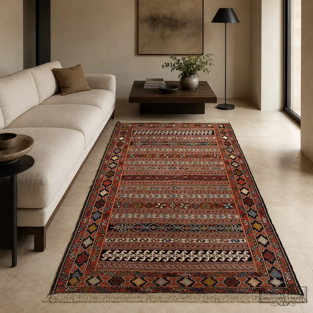 Sabaş Halı Exclusive Carpet – REH REH 116 x 191 cm (Kilim - Yün Dokuma Halısı) Sabaş Halı Exclusive Carpet – REH REH 116 x 191 cm (Kilim - Yün Dokuma Halısı)