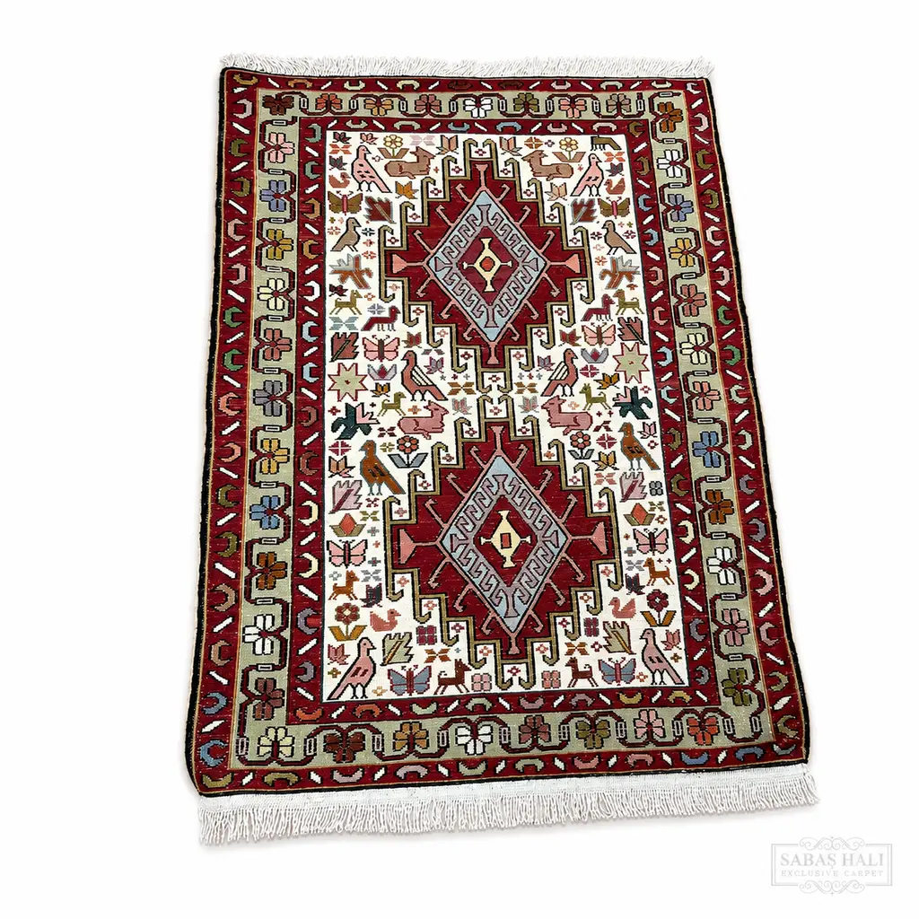Sabaş Halı Exclusive Carpet – ŞAHSEVEN 075 x 101 cm (Kilim - Yün Dokuma Halısı)