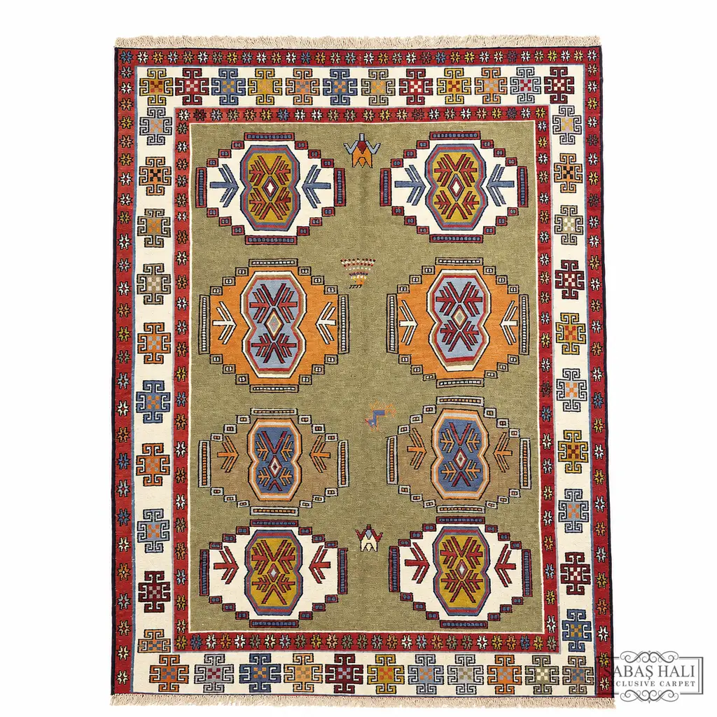 Sabaş Halı Exclusive Carpet – ŞAHSEVEN 127 x 179 cm (Kilim - Yün Dokuma Halısı)