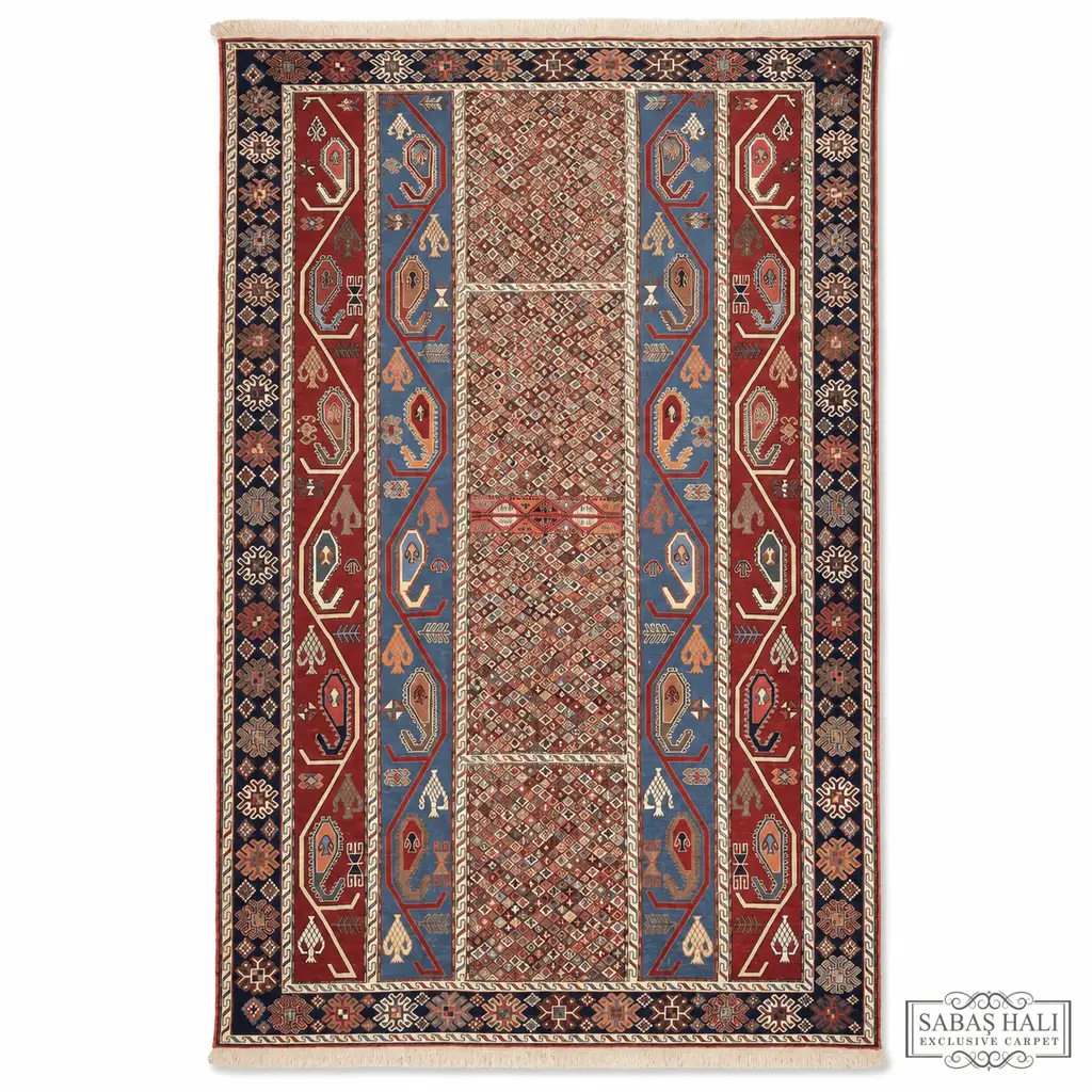 Sabaş Halı Exclusive Carpet – ŞAL KİLİM 206 x 299 cm (Kilim - Yün Dokuma Halısı)