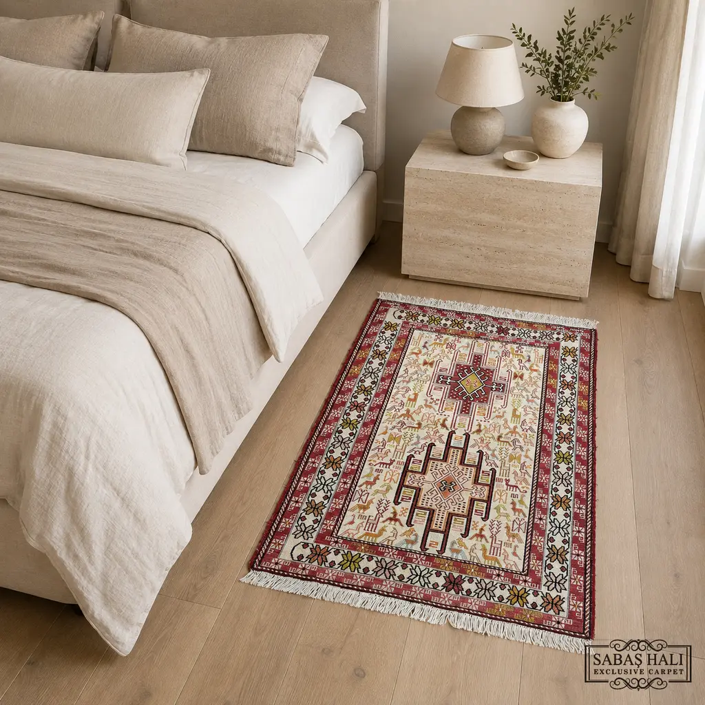 Sabaş Halı Exclusive Carpet – SUMAK 071 x 099 cm (Kilim - Yün Dokuma Halısı) Sabaş Halı Exclusive Carpet – SUMAK 071 x 099 cm (Kilim - Yün Dokuma Halısı)