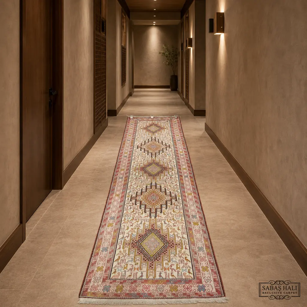 Sabaş Halı Exclusive Carpet – SUMAK 074 x 287 cm (Kilim - Yün Dokuma Halısı) Sabaş Halı Exclusive Carpet – SUMAK 074 x 287 cm (Kilim - Yün Dokuma Halısı)