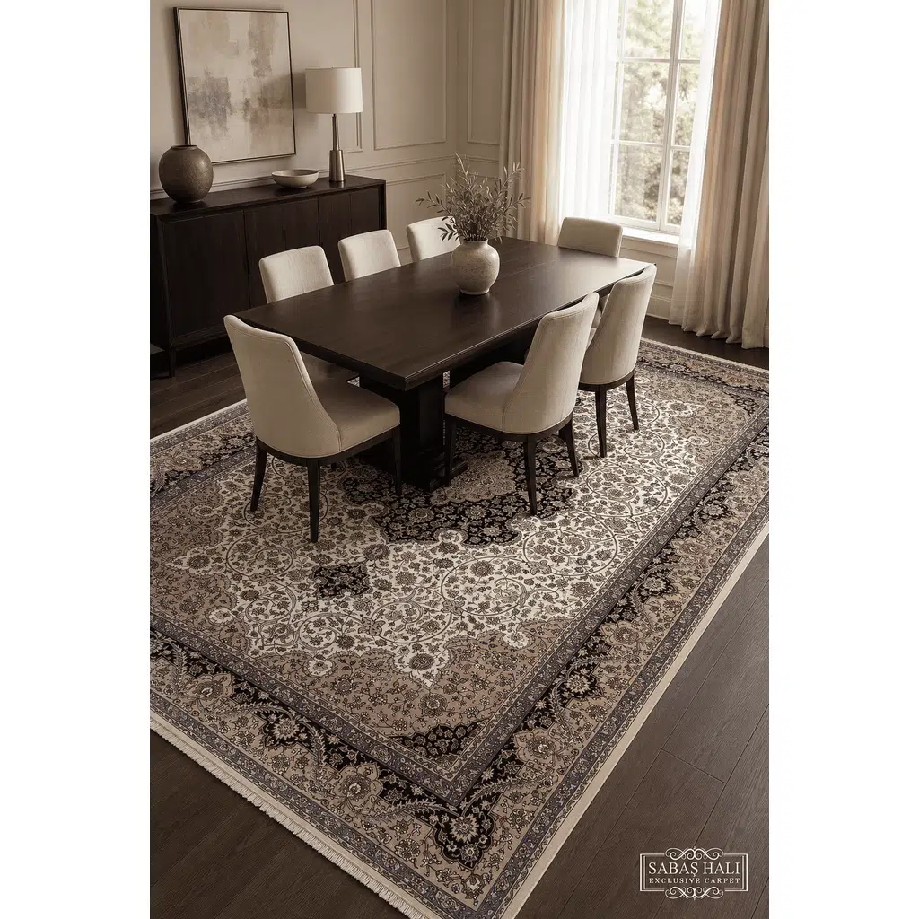 Sabaş Halı Exclusive Carpet – SÜPER ROYAL 177 x 263 cm MODEL SÜPER ROYAL BEJ LACİVERT (El Dokuma Halısı) Sabaş Halı Exclusive Carpet – SÜPER ROYAL 177 x 263 cm MODEL SÜPER ROYAL BEJ LACİVERT (El Dokuma Halısı)