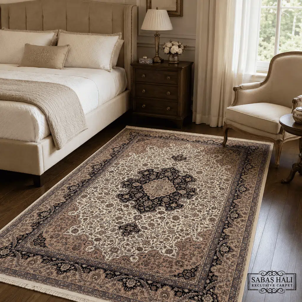 Sabaş Halı Exclusive Carpet – SÜPER ROYAL 177 x 263 cm MODEL SÜPER ROYAL BEJ LACİVERT (El Dokuma Halısı) Sabaş Halı Exclusive Carpet – SÜPER ROYAL 177 x 263 cm MODEL SÜPER ROYAL BEJ LACİVERT (El Dokuma Halısı)