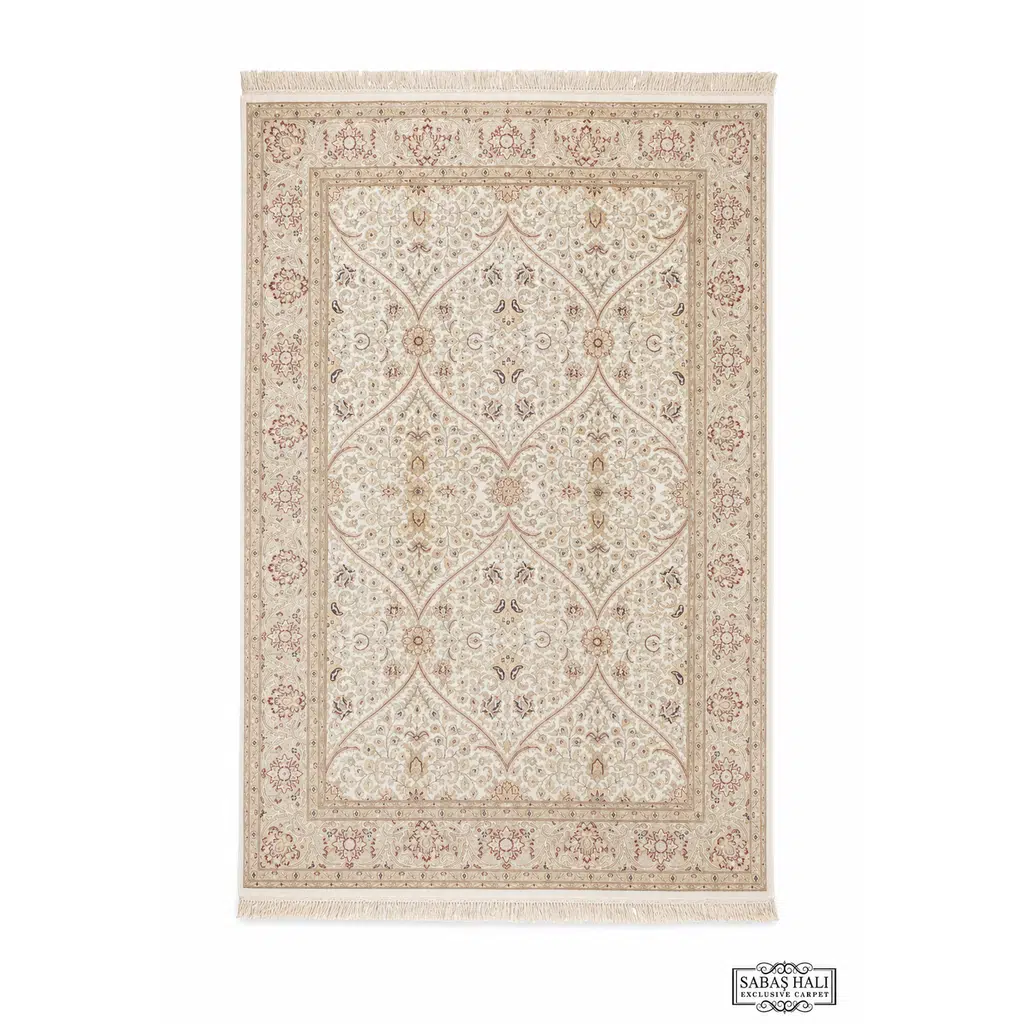 Sabaş Halı Exclusive Carpet – TALİA YÜN İPEK 14X14 169 x 248 cm (Nepal - Yün İpek Dokuma Halısı)