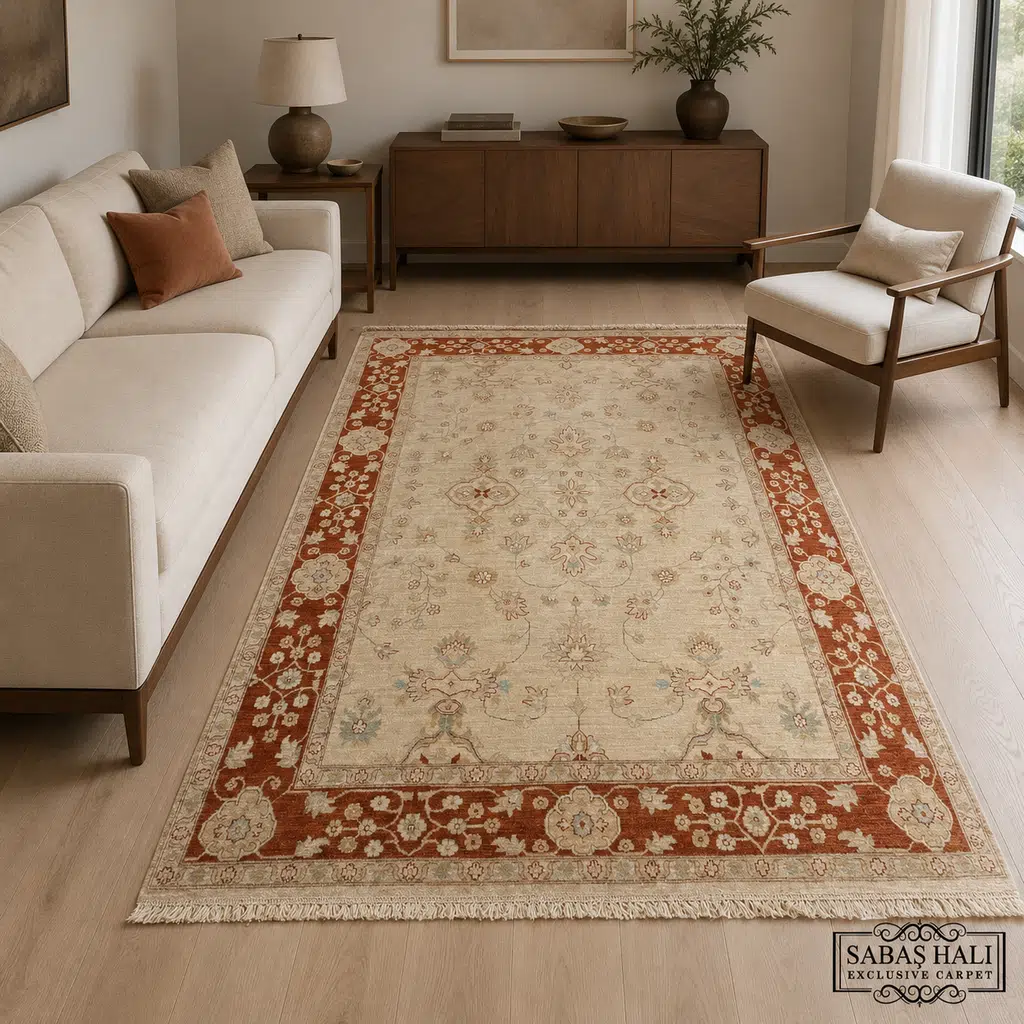 Sabaş Halı Exclusive Carpet – UŞAK 2200 208 x 294 cm (Uşak - Yün Dokuma Halısı) Sabaş Halı Exclusive Carpet – UŞAK 2200 208 x 294 cm (Uşak - Yün Dokuma Halısı)