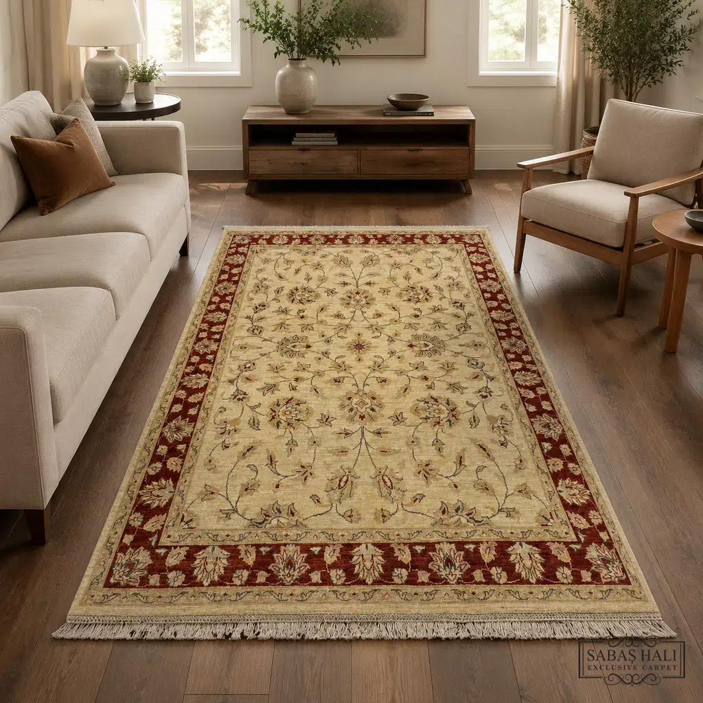 Sabaş Halı Exclusive Carpet – UŞAK 4646 170 x 235 cm (Uşak - Yün Dokuma Halısı) Sabaş Halı Exclusive Carpet – UŞAK 4646 170 x 235 cm (Uşak - Yün Dokuma Halısı)