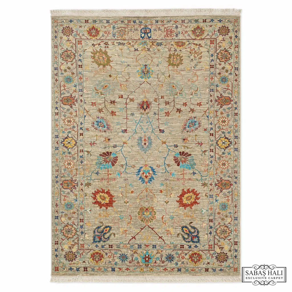 Sabaş Halı Exclusive Carpet – UŞAK 9620 175 x 251 cm (Uşak - Yün Dokuma Halısı)