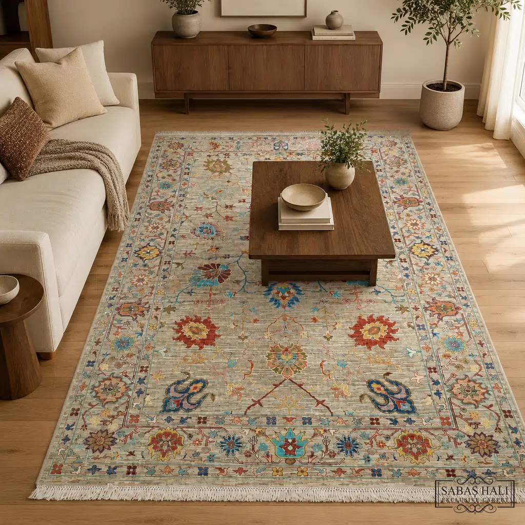 Sabaş Halı Exclusive Carpet – UŞAK 9620 175 x 251 cm (Uşak - Yün Dokuma Halısı) Sabaş Halı Exclusive Carpet – UŞAK 9620 175 x 251 cm (Uşak - Yün Dokuma Halısı)