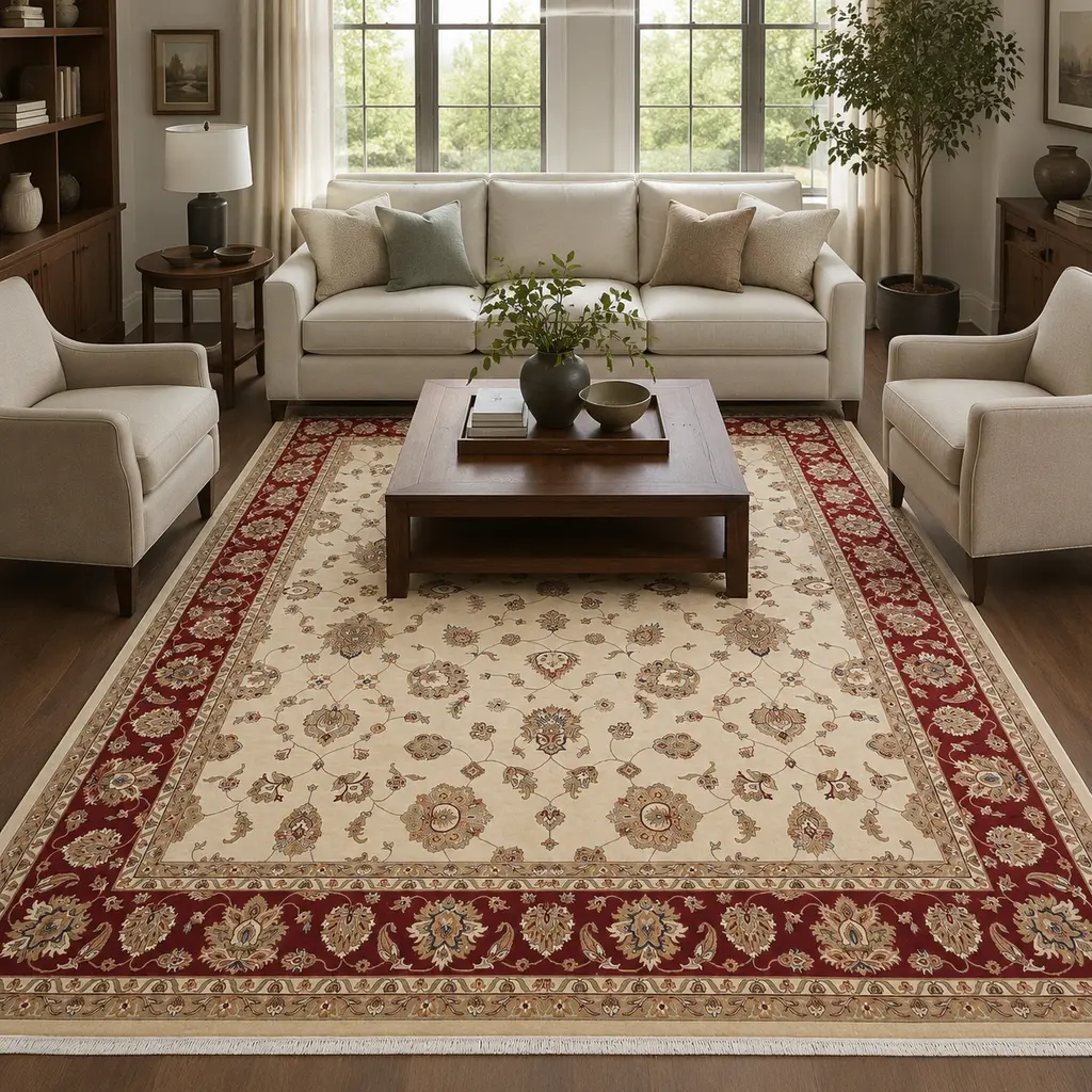Sabaş Halı Exclusive Carpet – UŞAK PALAS 258 x 297 cm (Uşak - Yün İpek Dokuma Halısı) Sabaş Halı Exclusive Carpet – UŞAK PALAS 258 x 297 cm (Uşak - Yün İpek Dokuma Halısı)
